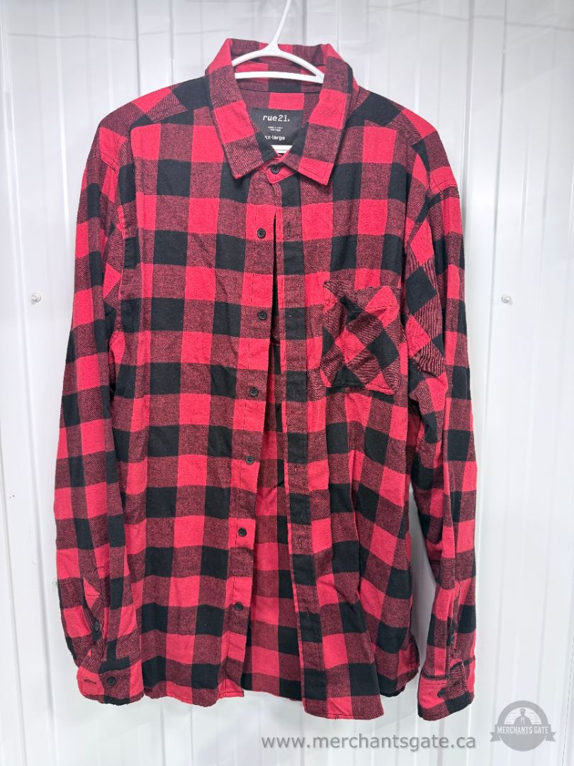 Men's XL Plaid Flannel Shirt Jacket Lot Burton Salomon Aggressor 5 Pieces