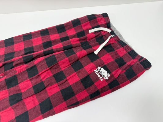 Roots Cabin Red Buffalo Plaid Joggers – Size Small