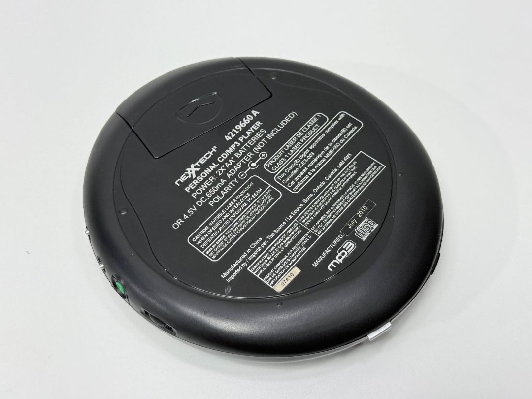 Nexxtech Portable MP3 CD Player – Model 4219660A, Tested Working