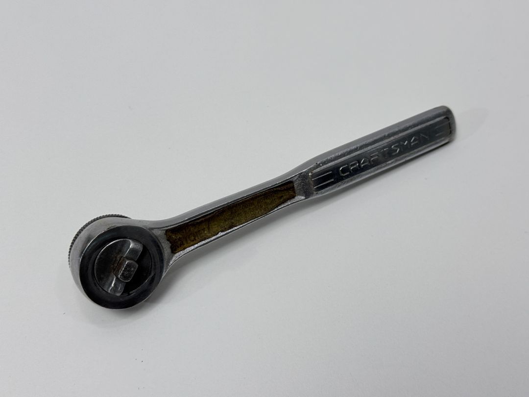 Vintage Craftsman V-Series 1/4" Drive Ratchet – Forged in USA