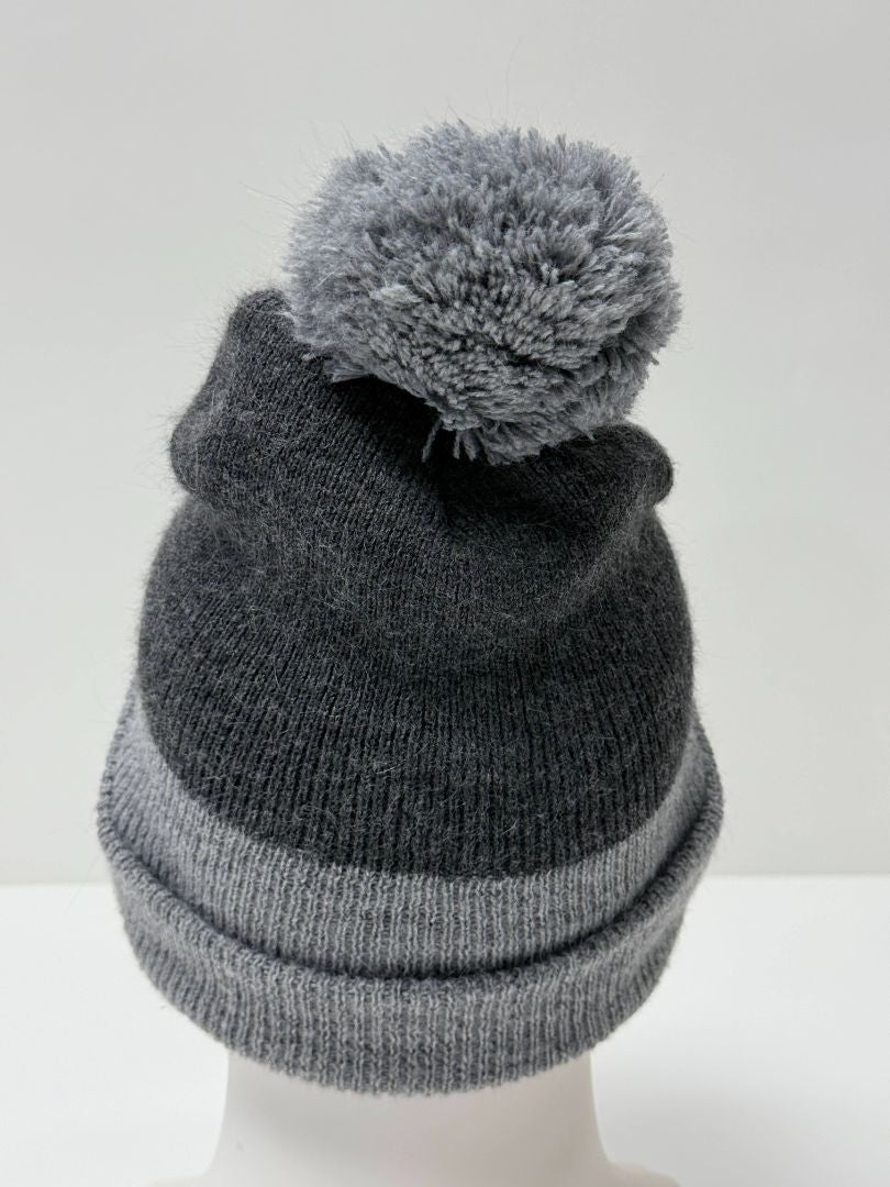 Carhartt Beanie Pom Winter Hat Grey Knit Unisex Warm Outdoor Cap