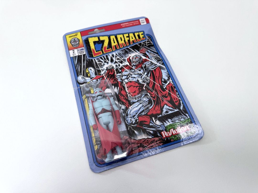 Czarface ReAction Super7 Action Figure Comic Cardback Collectible Hip Hop Collab