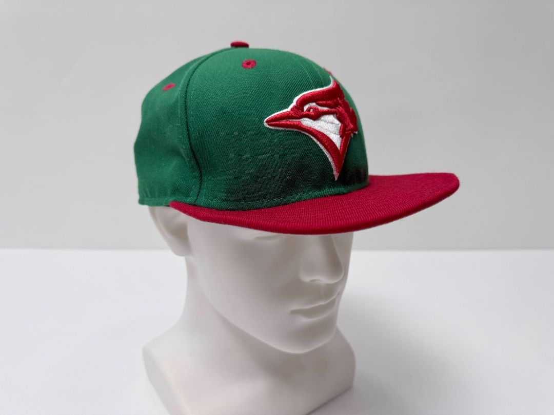 Toronto Blue Jays New Era 59Fifty Fitted Hat Green Red Size 7