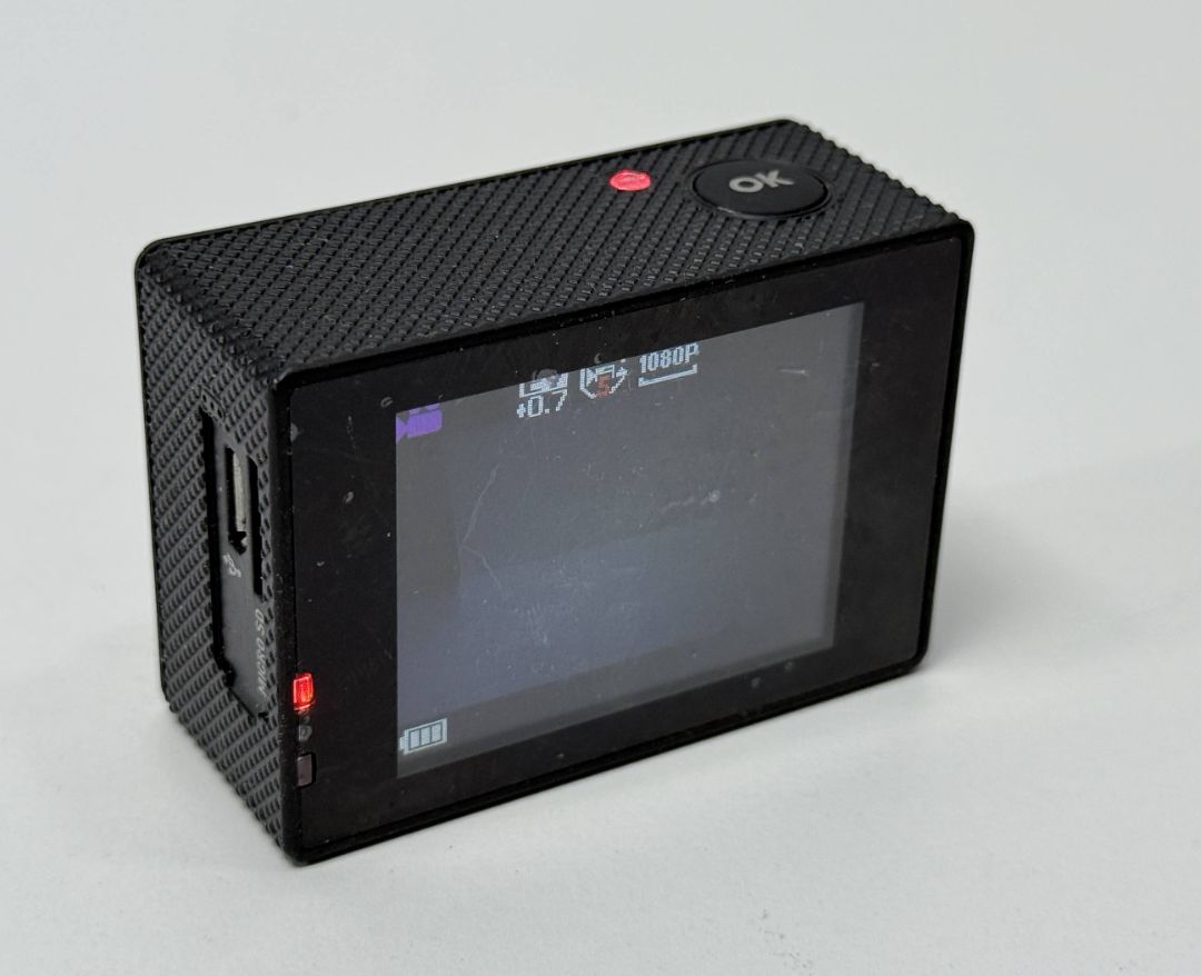 Itek Action Pro Sports Camera With Battery 1080P HD Compact Video Camera