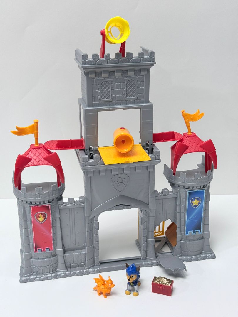 Paw Patrol Rescue Knights Castle HQ Playset Incomplete With Figures And Accessories