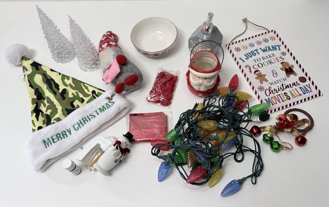 Huge Christmas Decoration Lot ornaments Lights Tree Signs Mixed Holiday Decor