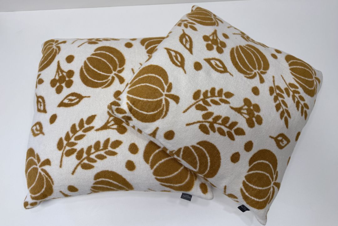 Set of 2 Docofil 18x18" Fall Themed Fleecey Throw Pillows