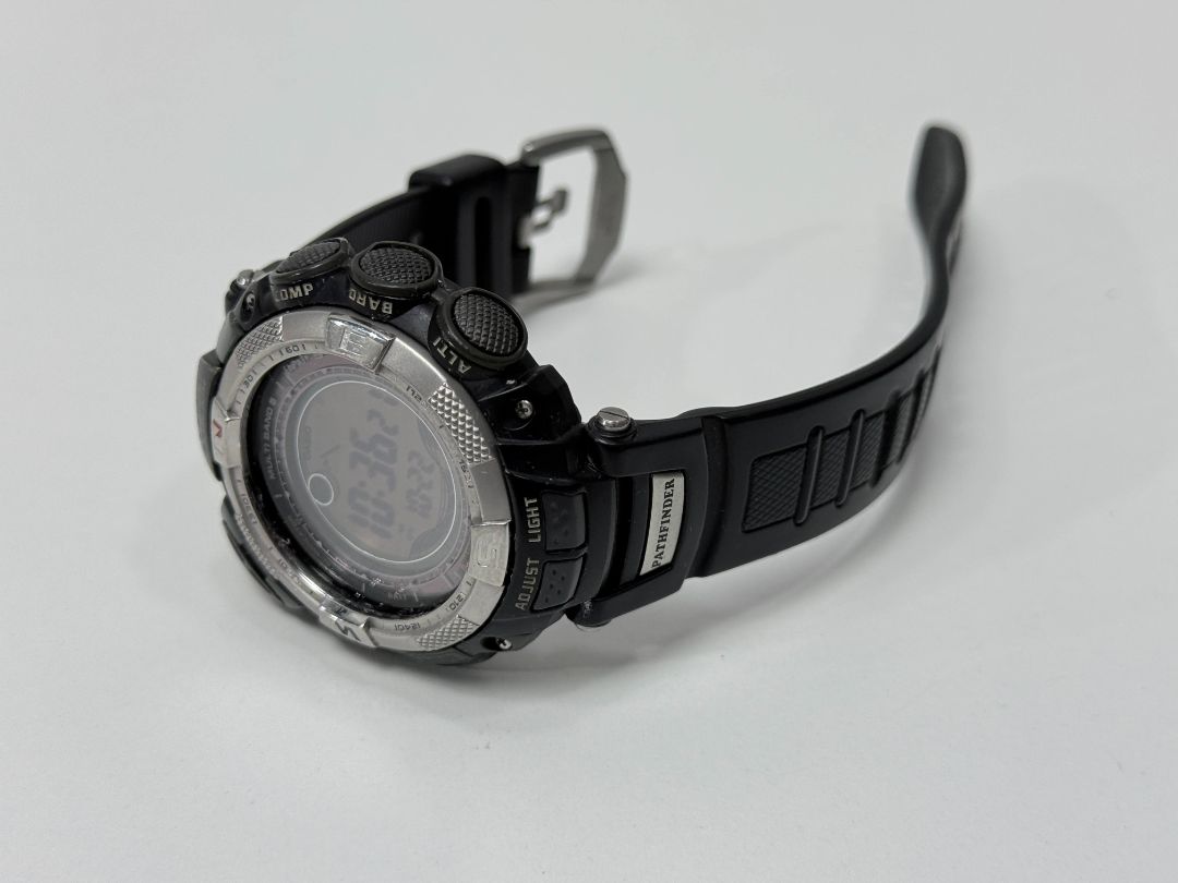 Casio Pathfinder Triple Sensor Solar Watch (PAW1500 3143/Altimeter, Barometer, Compass)