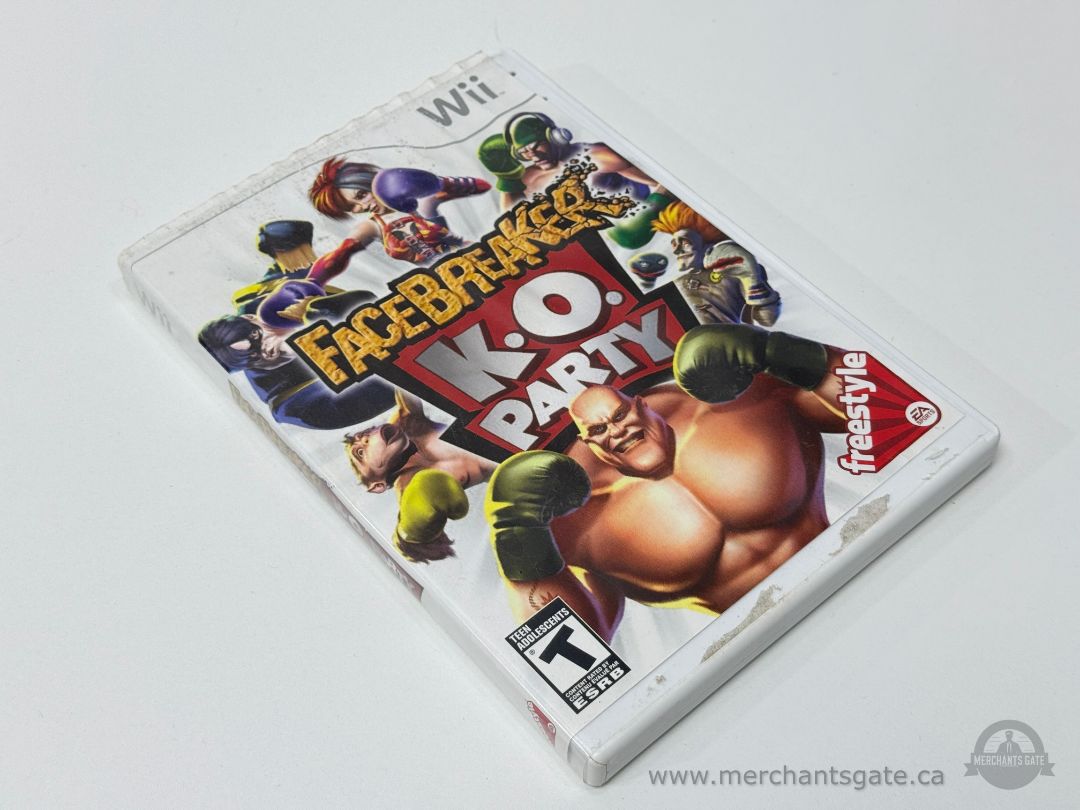 Nintendo Wii FaceBreaker KO Party Game Tested Working