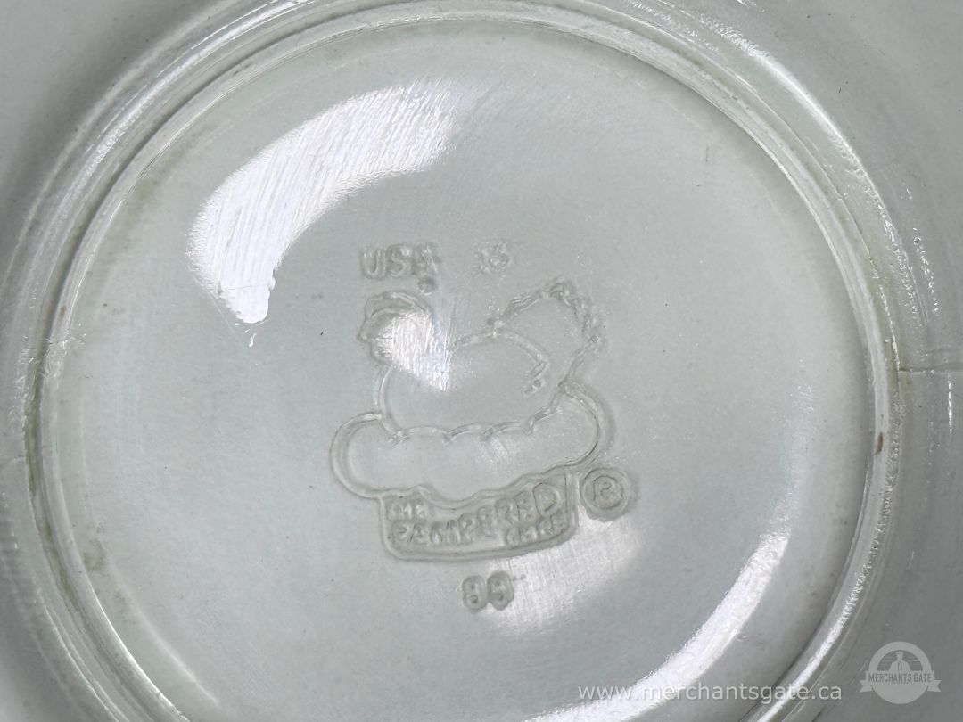 Pampered Chef Glass Batter Bowl 8 Cup 2 Quart Measuring Mixing Bowl