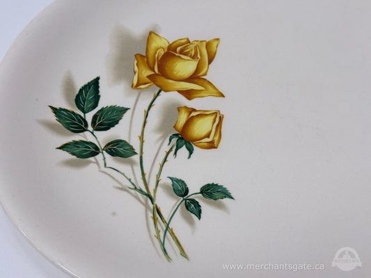 Royal Albert Yellow Rose Oval Serving Platter Made In England