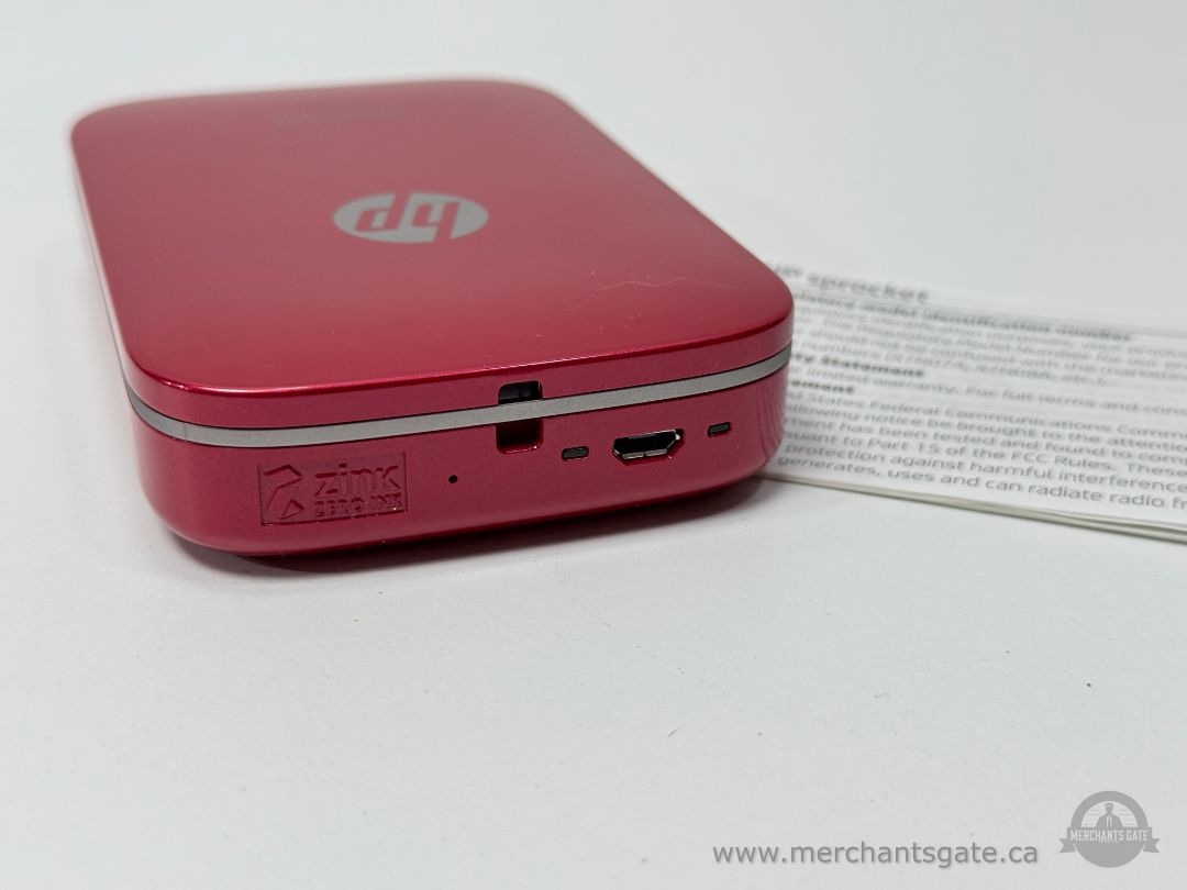 HP Sprocket Portable Photo Printer Model 2FB98A Red