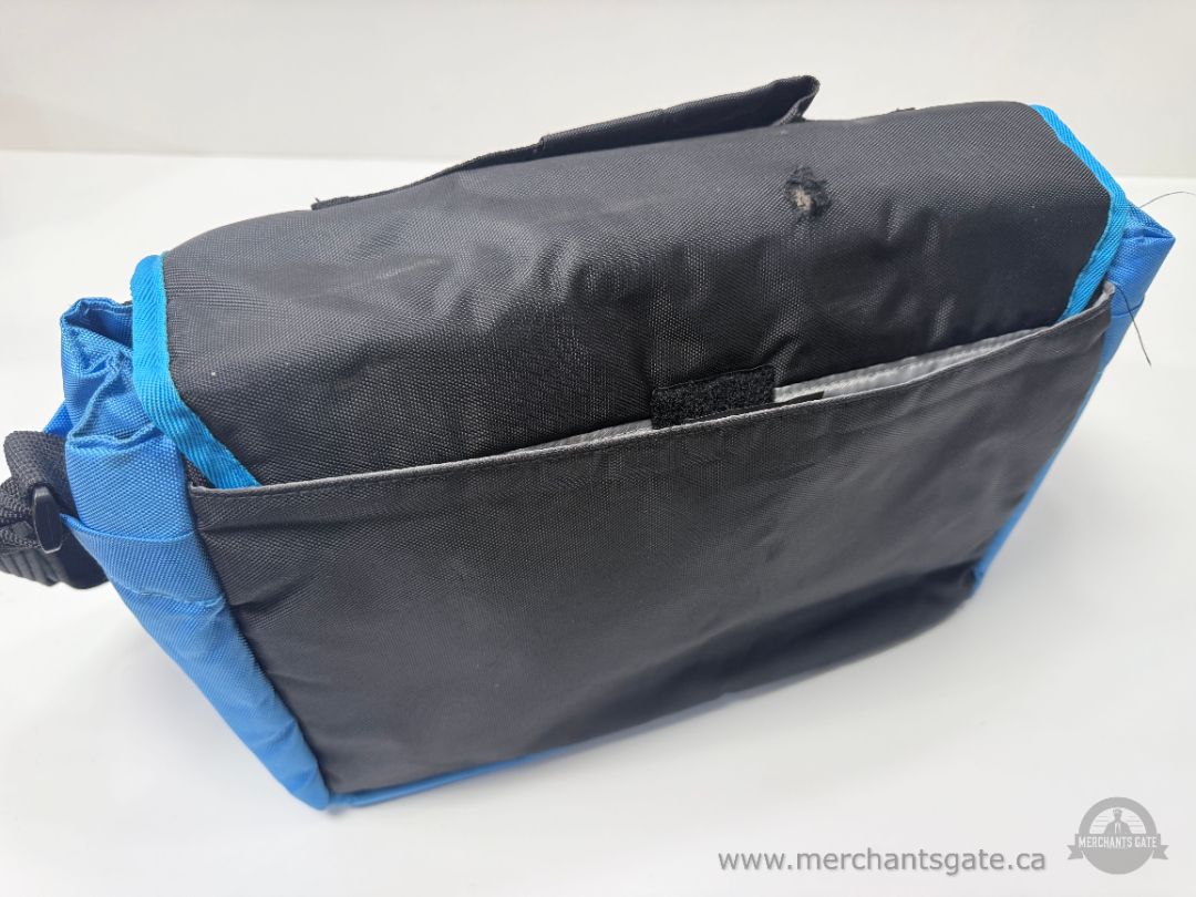 Nintendo Wii U Console Carrying Bag Blue and Black Travel Case