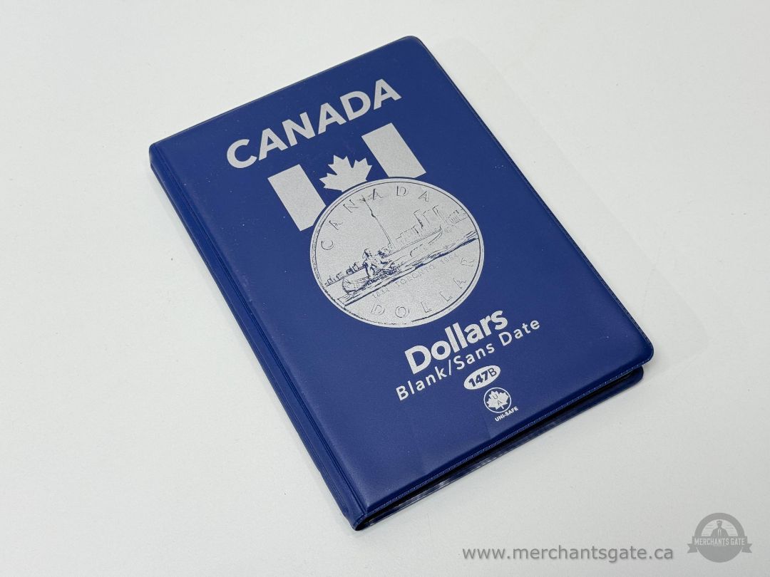 Canada $1 Dollar Coin Collection 47 Coins Blank Date Album No Silver