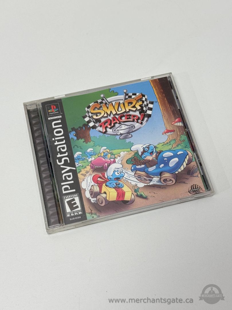 PlayStation Smurf Racer PS1 Video Game With Original Jewel Case