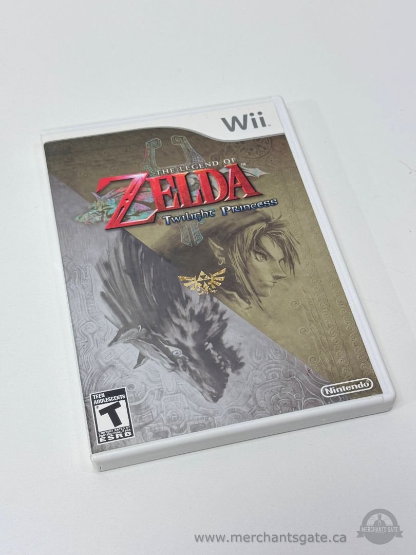 The Legend of Zelda Twilight Princess Nintendo Wii Adventure Game Disc and Case