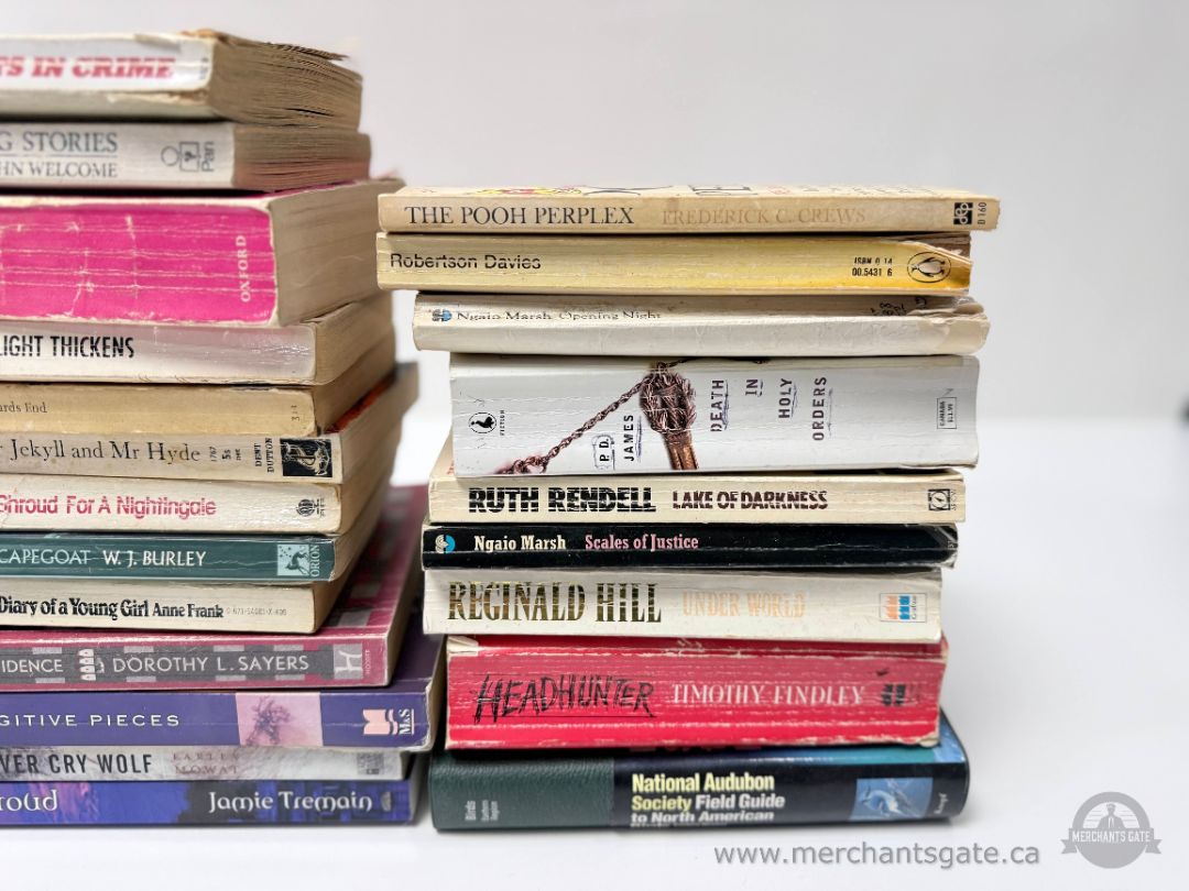 Vintage Paperback Mystery Book Lot British Crime Ngaio Marsh Ruth Rendell P.D. James + More