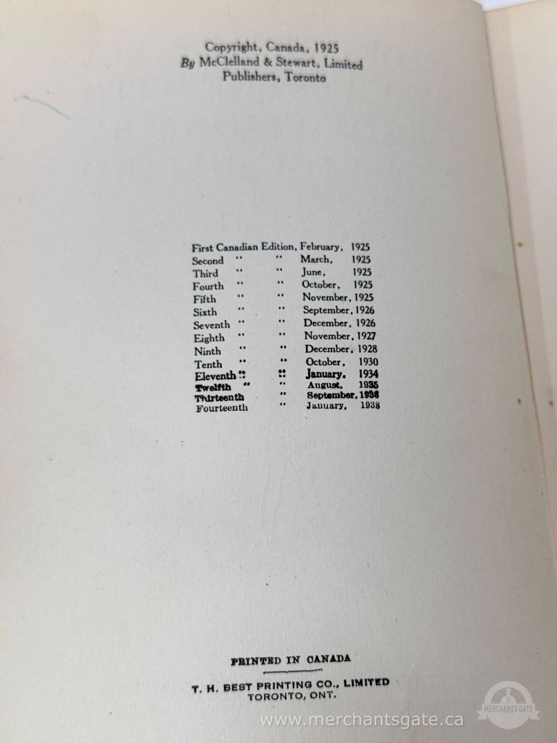 Vintage 1925 A.A. Milne Now We Are Six Hardcover Children’s Book / Canada Print