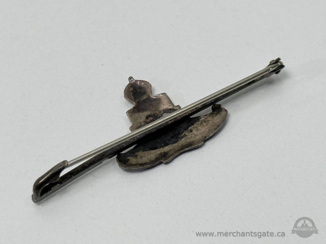 Vintage Royal Canadian Artillery Sweetheart Brooch Enamel Military Pin