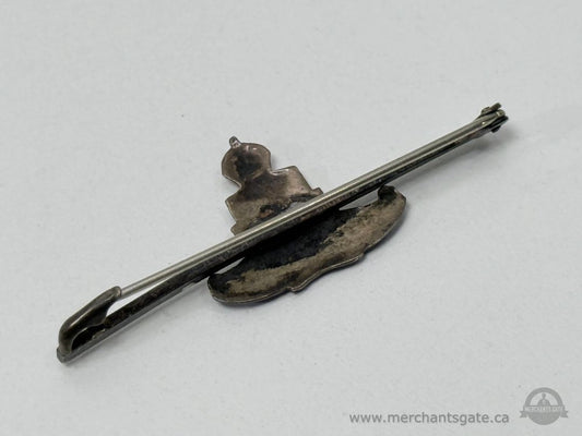 Vintage Royal Canadian Artillery Sweetheart Brooch Enamel Military Pin