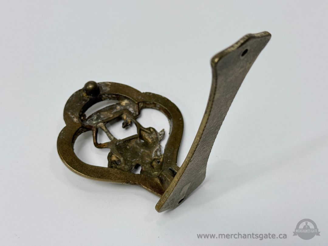 John Peel Solid Brass Door Knocker Horse And Rider Traditional Antique Style