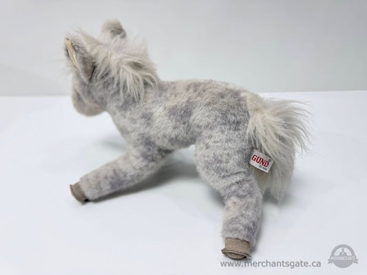 Vintage Gund Plush Horse Gray Stuffed Animal 1986 Soft Toy 14 Inch