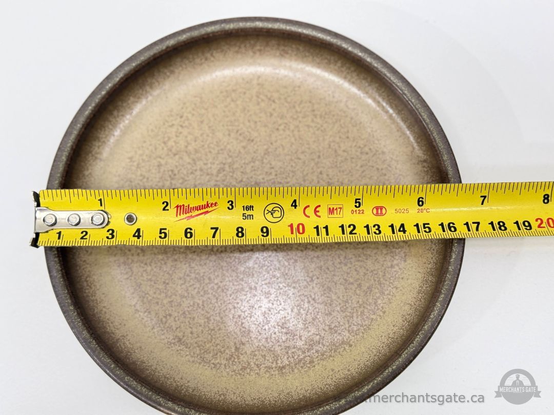Denby Romany Stoneware Side Plate 6.75” Vintage England Brown Speckle