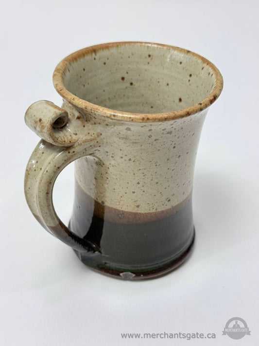Hand Thrown Studio Pottery Mug Signed Donn Zver Troy, ON Canada Stoneware Cup