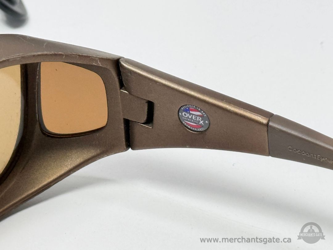 Cocoons Over Rx Polarized Sunglasses with Soft Zipper Case Bronze Frame