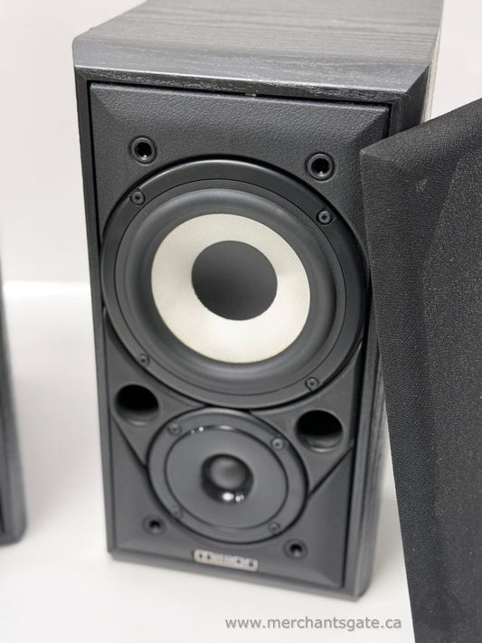 Mission 700 2-Way Bookshelf Speakers – 45–20kHz Frequency Response – Pair