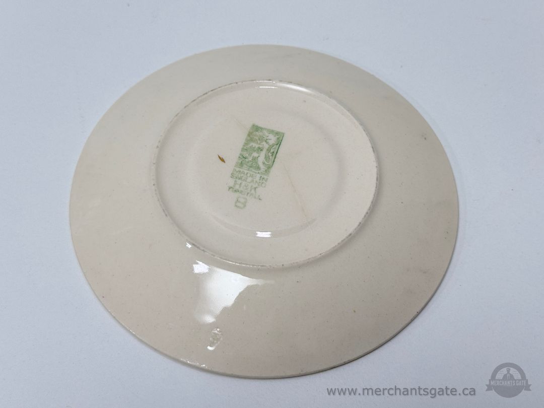 H & K Tunstall 5.5″ Tea Saucer – Made in England – Gilt Floral (Each)