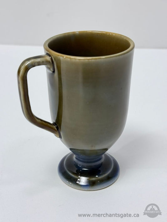 Irish Coffee Stoneware Mug Made in Ireland Footed Ceramic Cup
