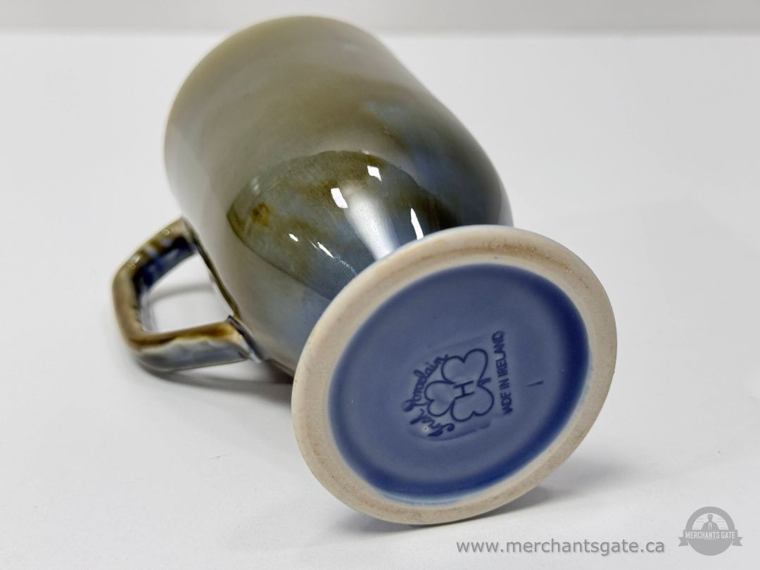 Irish Coffee Stoneware Mug Made in Ireland Footed Ceramic Cup