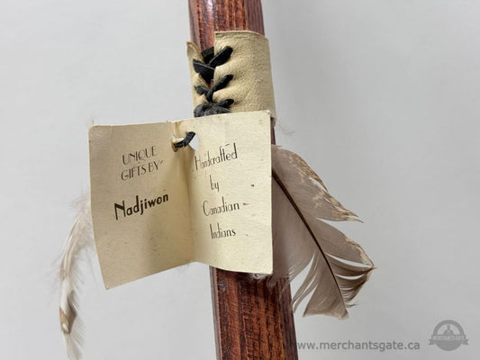 Nadjiwon Handcrafted Wooden Walking Stick – Unique Gifts by Nadjiwon – 52"