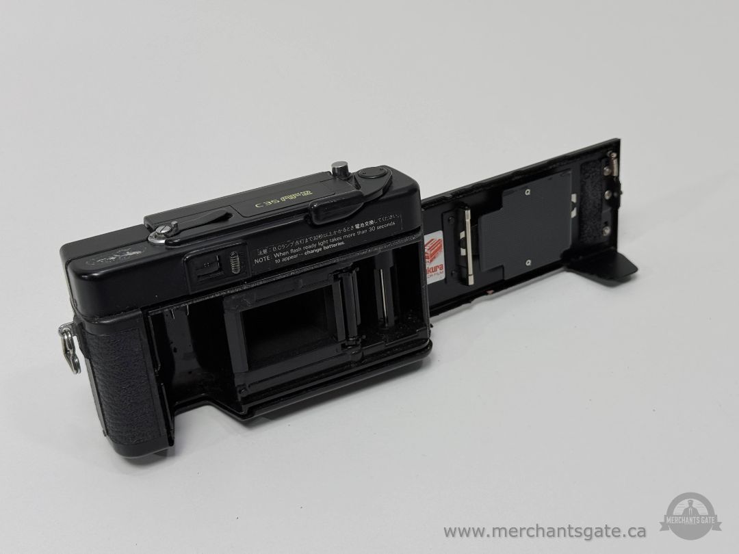 Konica C35 AF 35mm Film Camera For Parts with Hexanon 38mm f2.8 Lens