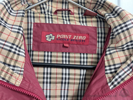 Point Zero Nicole Benisti Womens Jacket with Hood Size Large