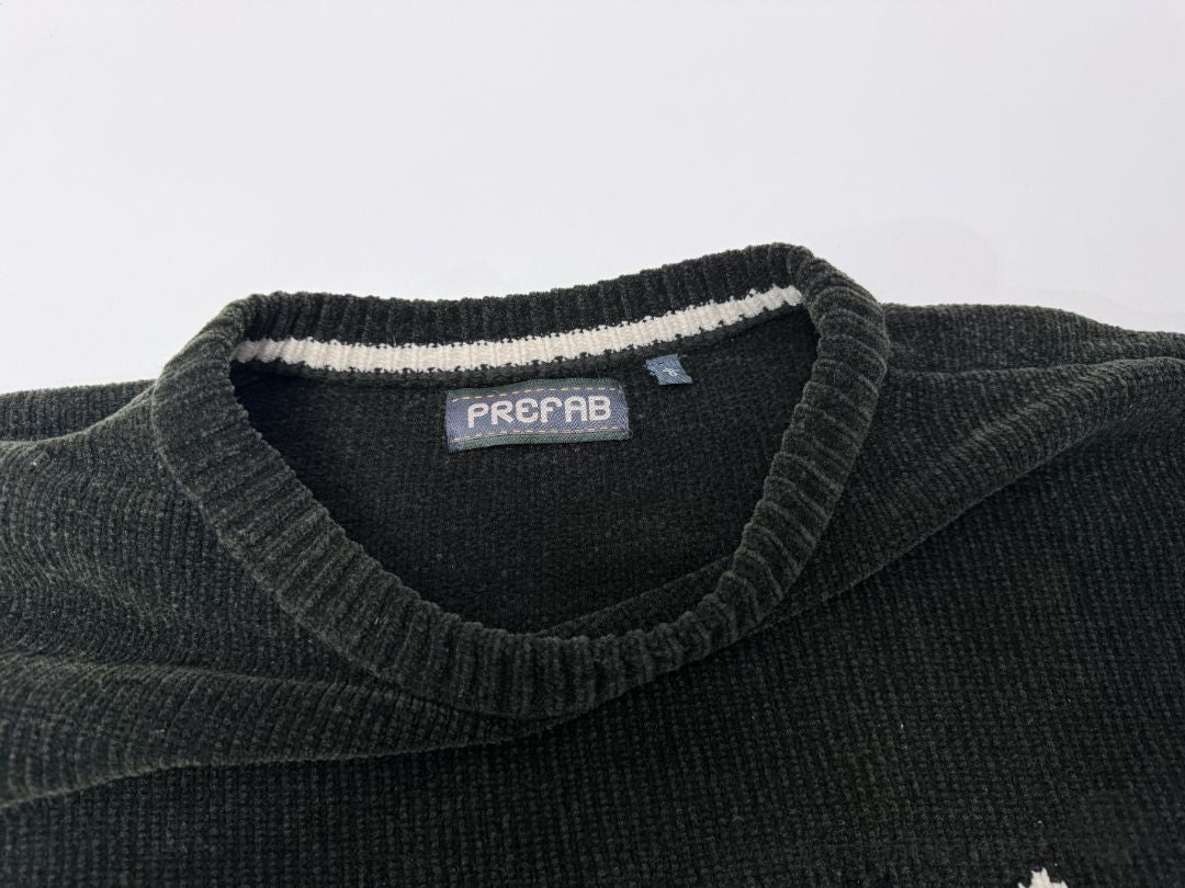 Prefab Womens Argyle Knit Sweater Size Large
