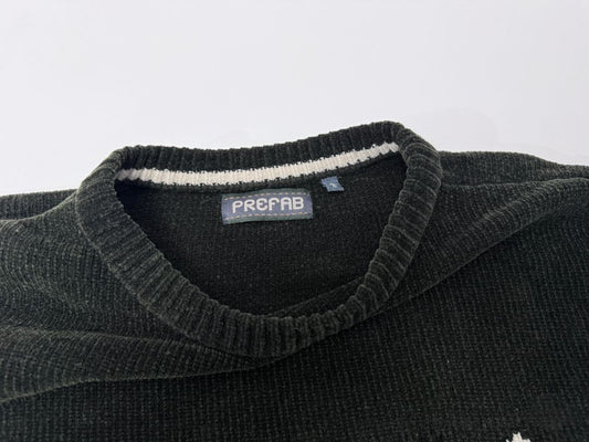 Prefab Womens Argyle Knit Sweater Size Large