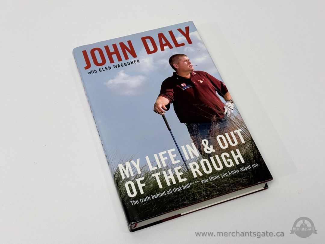 John Daly My Life In and Out of the Rough Hardcover Golf Memoir with Dust Jacket