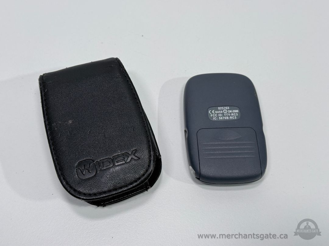 Widex RC-3 Hearing Aid Remote Control DK-3500 with Original Leather Case