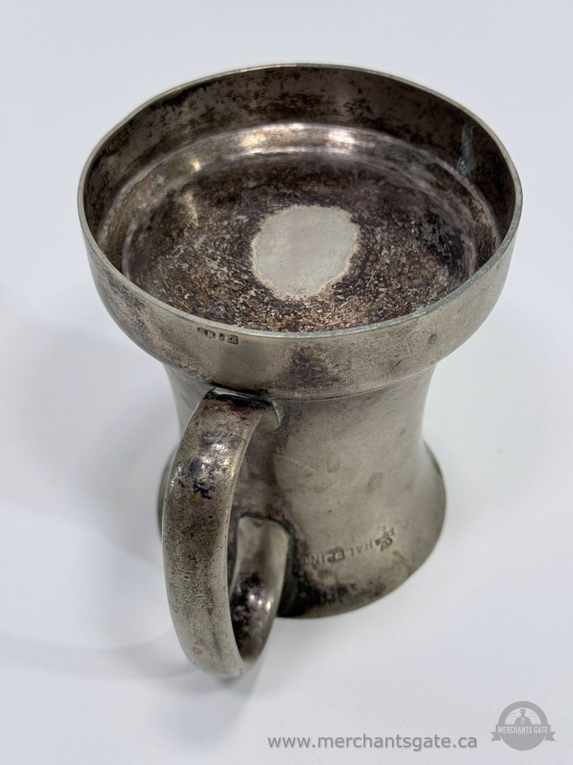Vintage Royal Canadian Mounted Police RCMP Silver Plated Tankard Mug