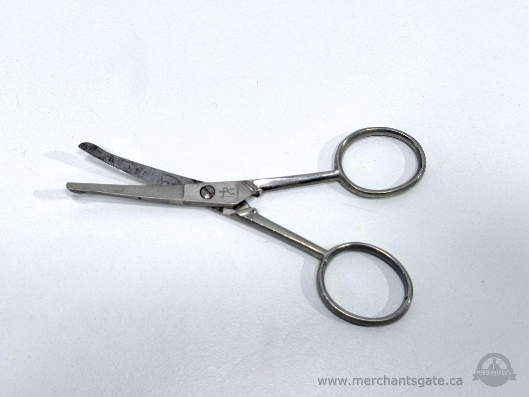 Vintage Henckels Stainless Steel Curved Blade Scissors 4 Inch Germany