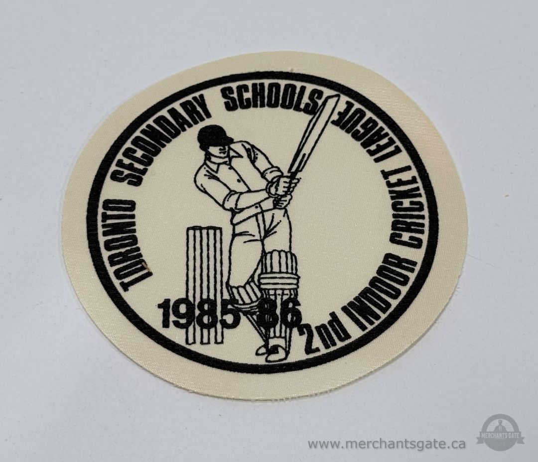 1985 Toronto Secondary Schools Cricket League 2nd Indoor Patch 4"