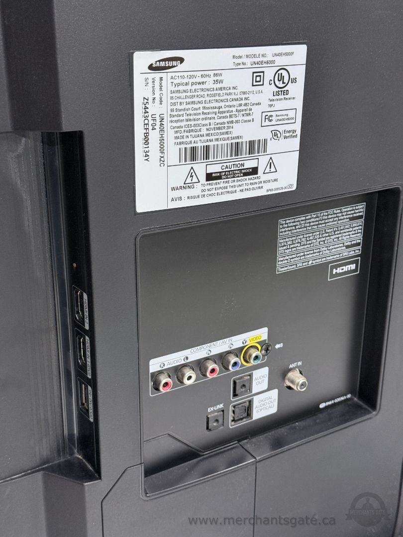 Samsung UN40EH5000 40″ 1080p Full HD LED LCD TV with HDMI USB Remote