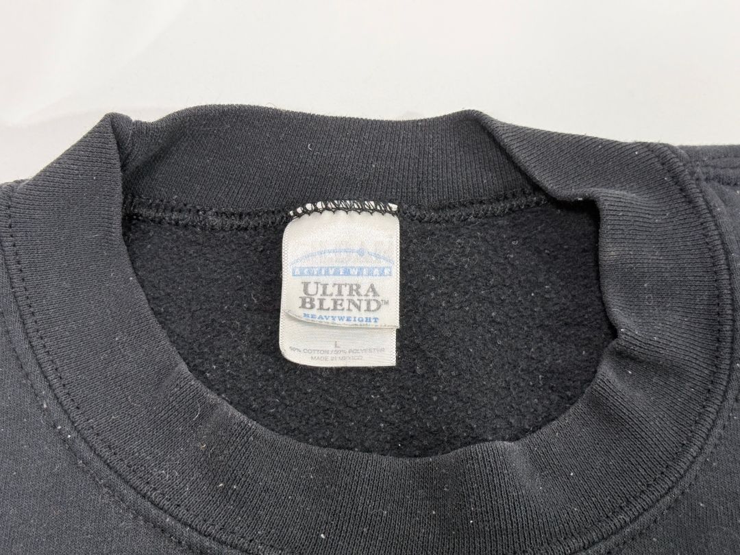 Vintage Native American Turtle Clan Sweatshirt Ultra Blend Heavyweight Black – 1990s