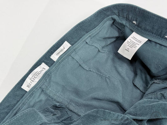 Northern Reflections Corduroy Pants Women’s Petite 10 Teal