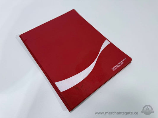 1980 Vintage Coca-Cola Ltd Training Dept Binder Forms Reports Sales Document Lot