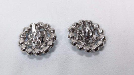 Vintage Aurora Borealis Clip-On Earrings - Unsigned