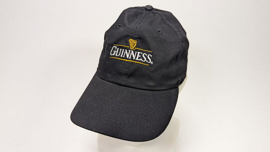 Vintage 2000's Black Guinness Hat Adjustable