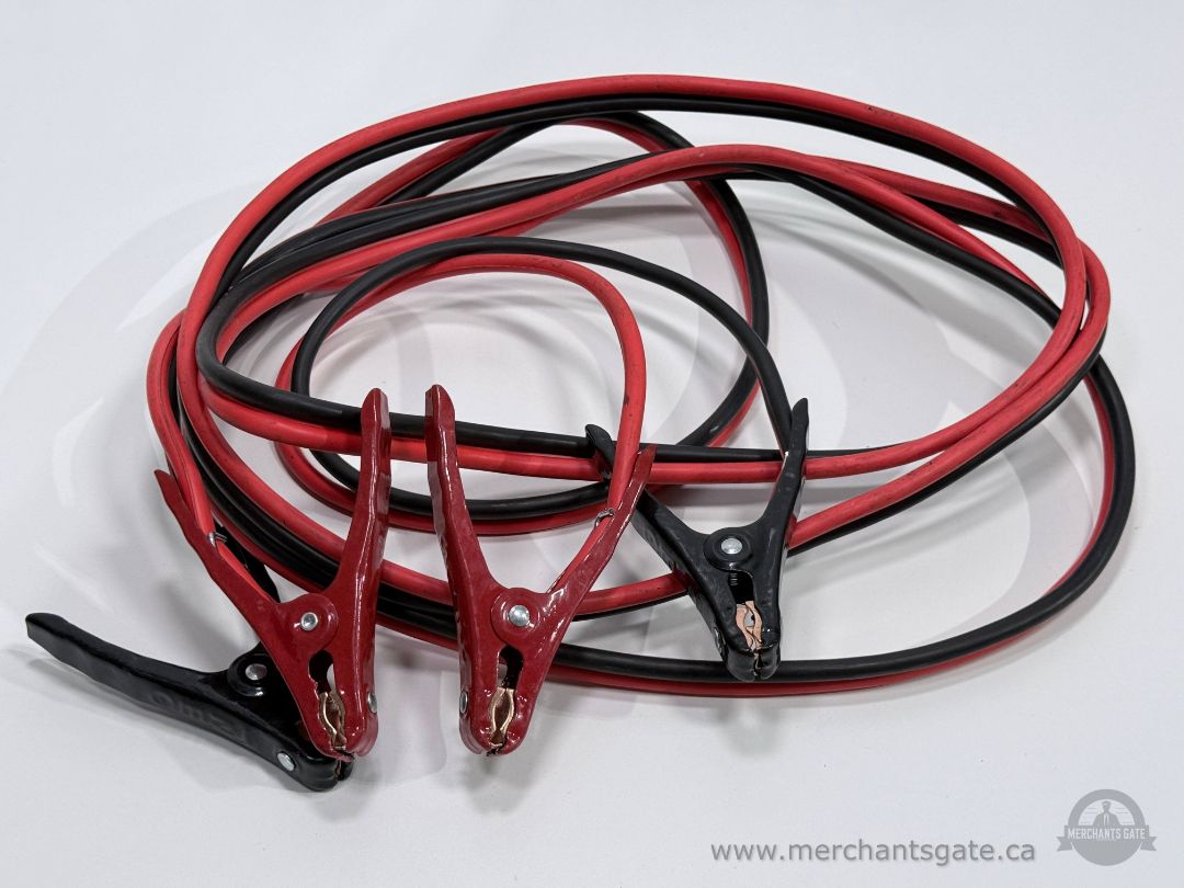 New Heavy Duty 20' Jumper Cables Battery Booster Cables Red Black Clamps Automotive